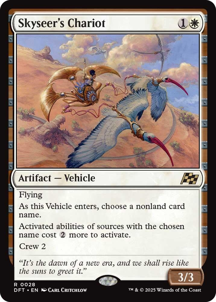 Image for Skyseer's Chariot (28) (Aetherdrift) - Magic: The Gathering