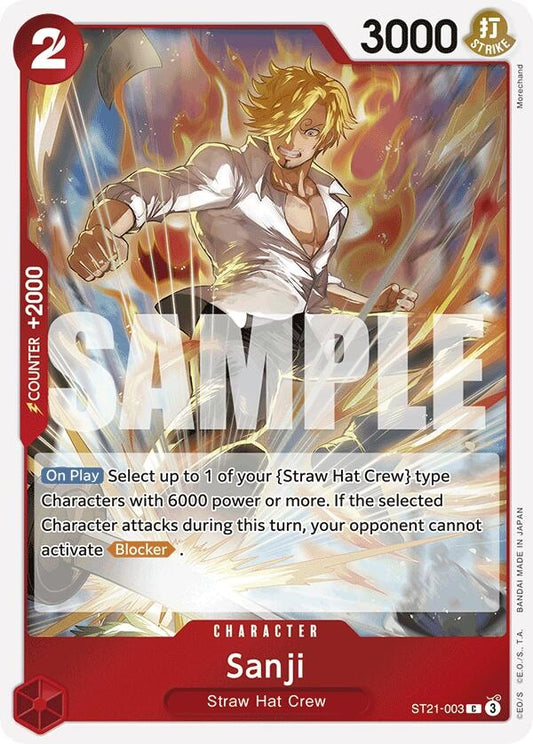 Image for Sanji (ST21-003) (Starter Deck EX: Gear 5) - One Piece Card Game