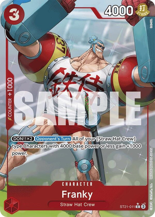 Image for Franky (Parallel) (ST21-011) (Starter Deck EX: Gear 5) - One Piece Card Game