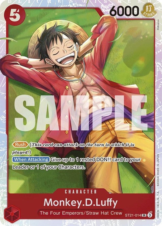 Image for Monkey.D.Luffy (014) (ST21-014) (Starter Deck EX: Gear 5) - One Piece Card Game