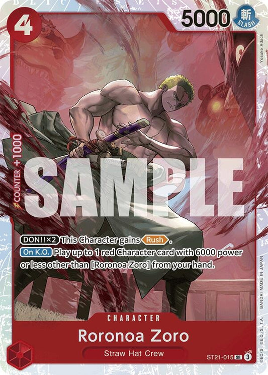 Image for Roronoa Zoro (ST21-015) (Starter Deck EX: Gear 5) - One Piece Card Game