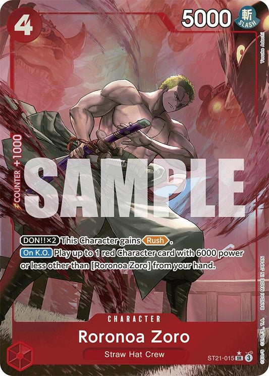 Image for Roronoa Zoro (Parallel) (ST21-015) (Starter Deck EX: Gear 5) - One Piece Card Game
