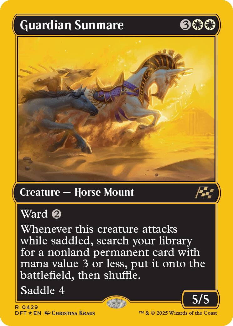 Image for Guardian Sunmare (First-Place Foil) (429) (Aetherdrift) - Magic: The Gathering