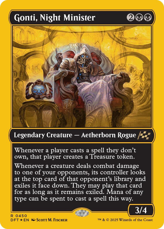Image for Gonti, Night Minister (First-Place Foil) (450) (Aetherdrift) - Magic: The Gathering