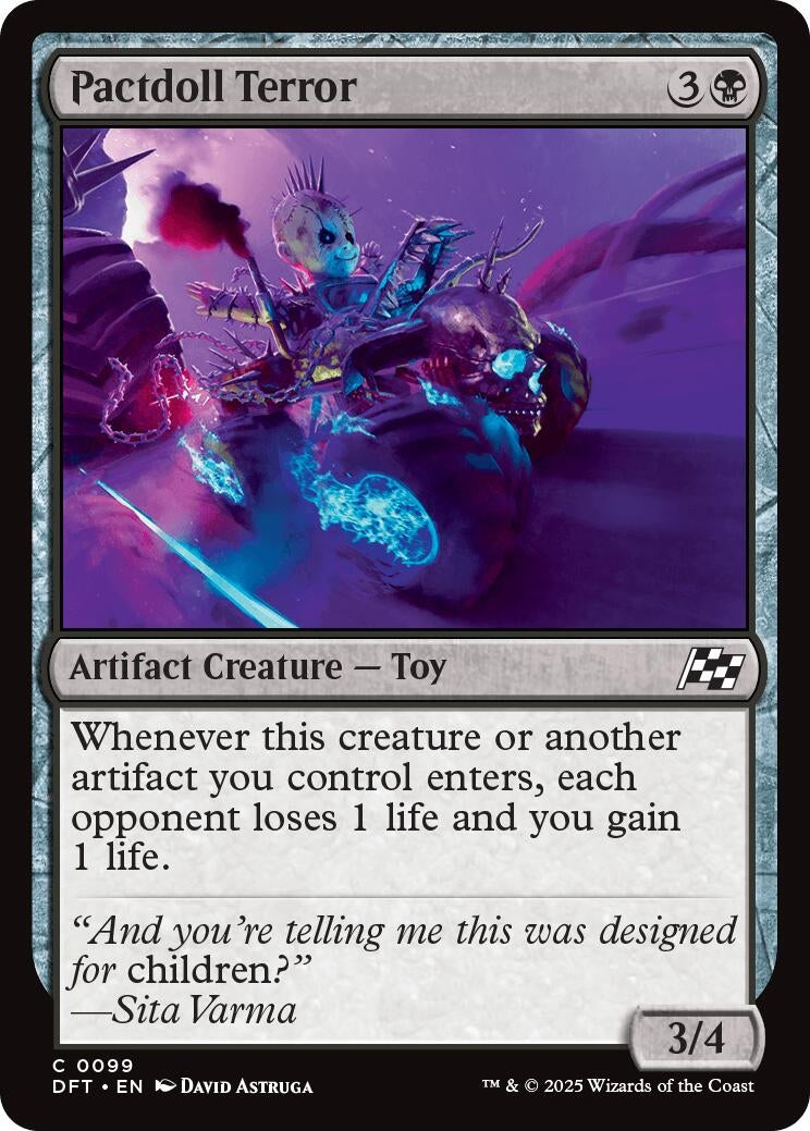 Image for Pactdoll Terror (99) (Aetherdrift) - Magic: The Gathering