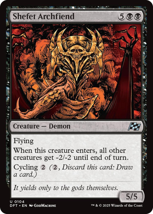 Image for Shefet Archfiend (104) (Aetherdrift) - Magic: The Gathering