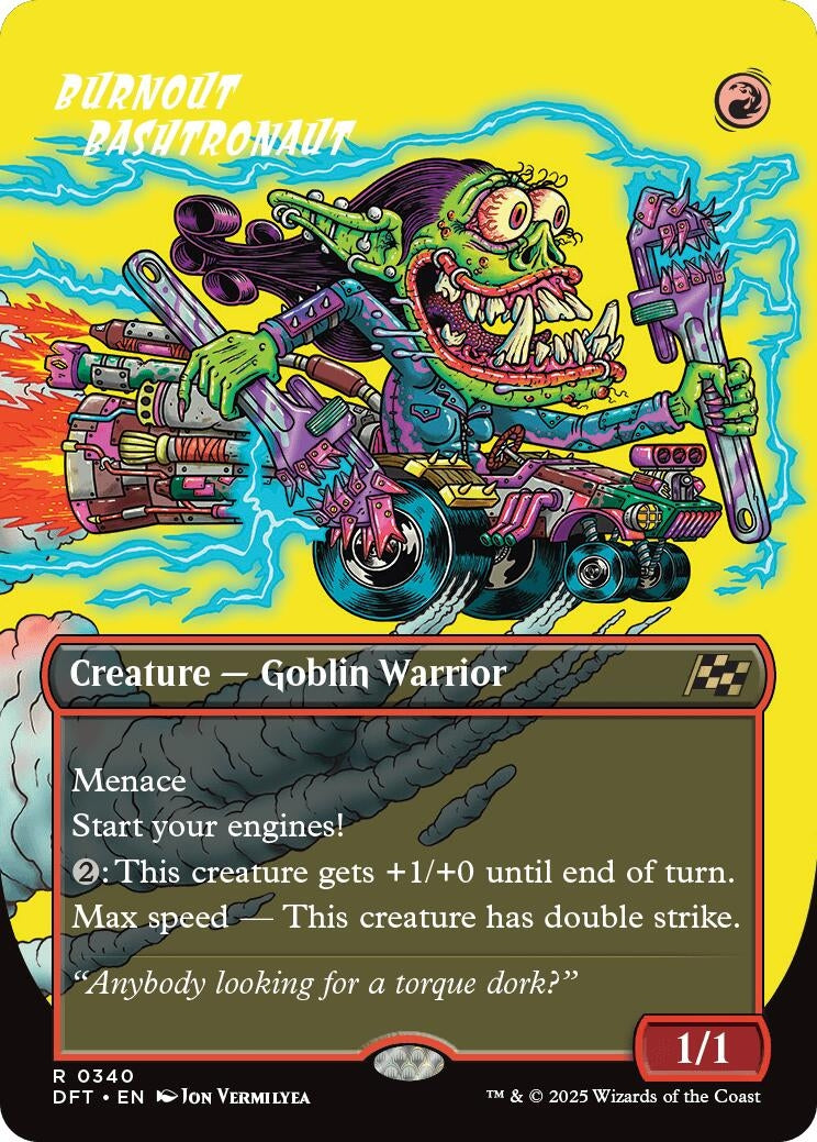 Image for Burnout Bashtronaut (Borderless) (340) (Aetherdrift) - Magic: The Gathering