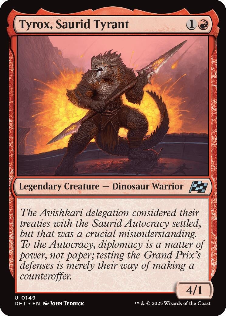 Image for Tyrox, Saurid Tyrant (149) (Aetherdrift) - Magic: The Gathering