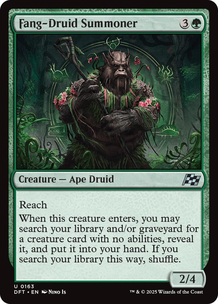 Image for Fang-Druid Summoner (163) (Aetherdrift) - Magic: The Gathering