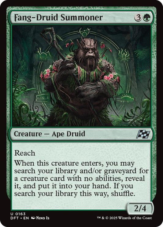 Image for Fang-Druid Summoner (163) (Aetherdrift) - Magic: The Gathering