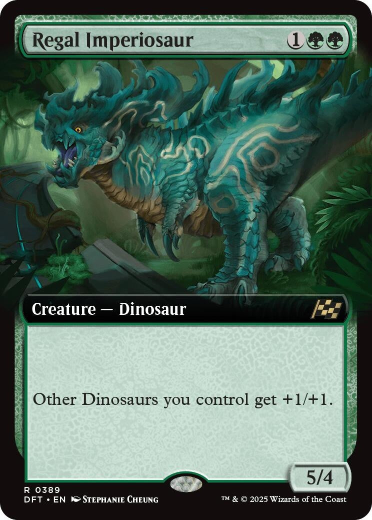Image for Regal Imperiosaur (Extended Art) (389) (Aetherdrift) - Magic: The Gathering