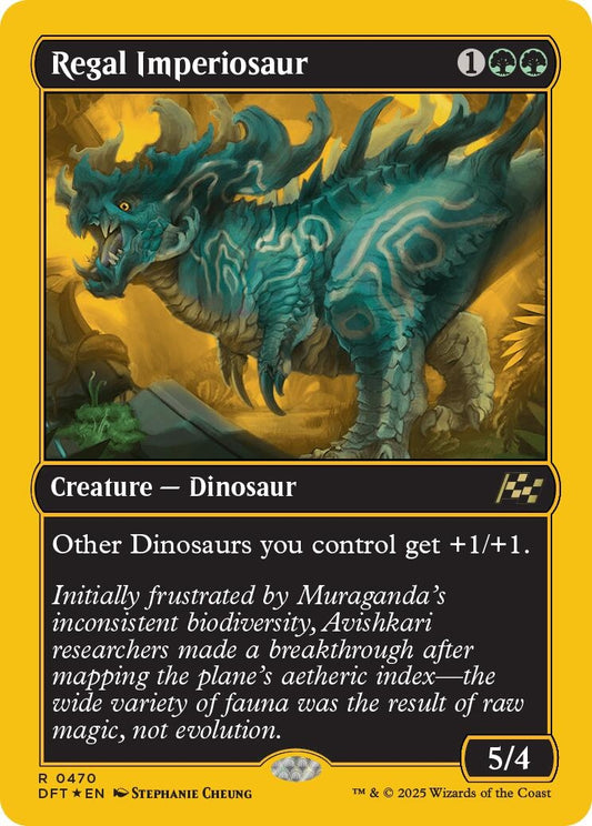 Image for Regal Imperiosaur (First-Place Foil) (470) (Aetherdrift) - Magic: The Gathering