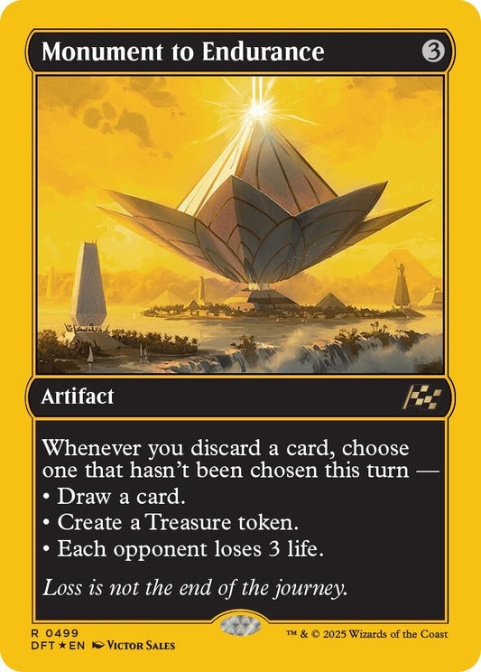 Image for Monument to Endurance (First-Place Foil) (499) (Aetherdrift) - Magic: The Gathering