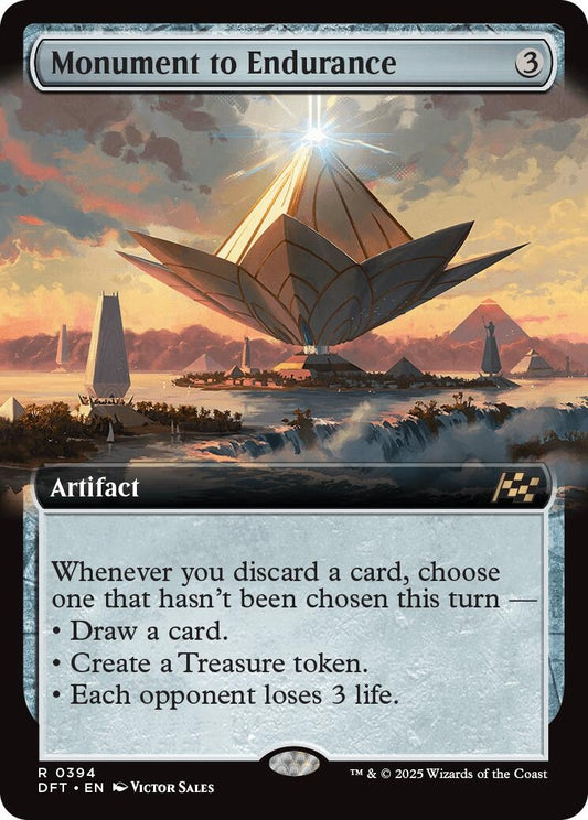 Image for Monument to Endurance (Extended Art) (394) (Aetherdrift) - Magic: The Gathering