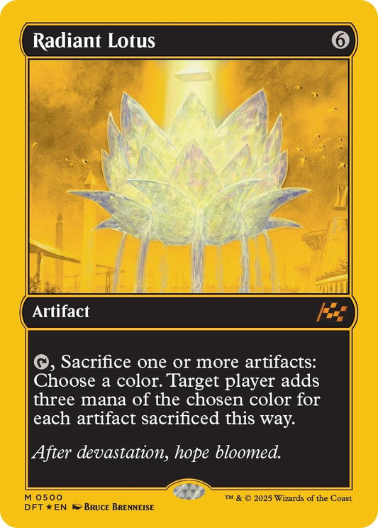 Image for Radiant Lotus (First-Place Foil) (500) (Aetherdrift) - Magic: The Gathering