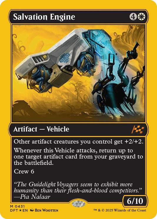 Image for Salvation Engine (First-Place Foil) (431) (Aetherdrift) - Magic: The Gathering