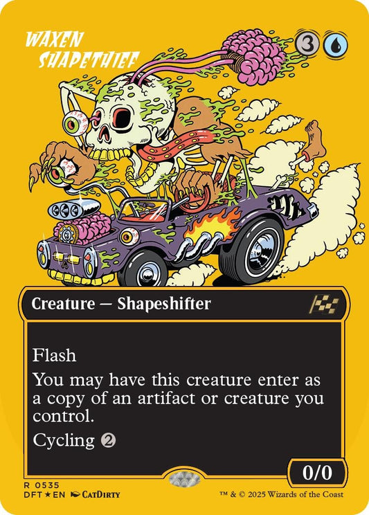 Image for Waxen Shapethief (Borderless) (First-Place Foil) (535) (Aetherdrift) - Magic: The Gathering