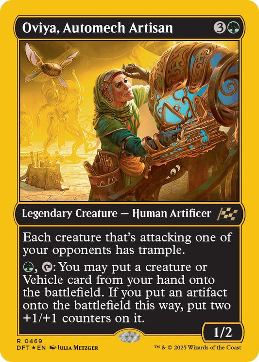 Image for Oviya, Automech Artisan (First-Place Foil) (469) (Aetherdrift) - Magic: The Gathering