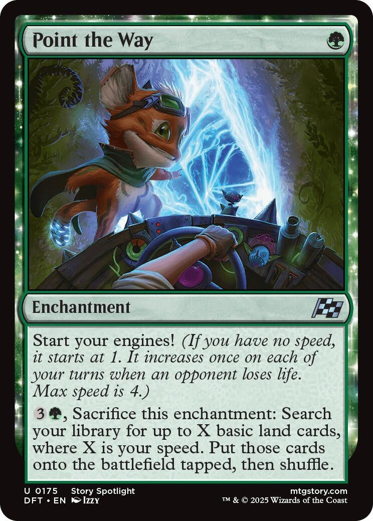 Image for Point the Way (175) (Aetherdrift) - Magic: The Gathering