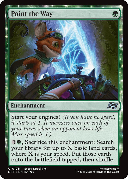 Image for Point the Way (175) (Aetherdrift) - Magic: The Gathering