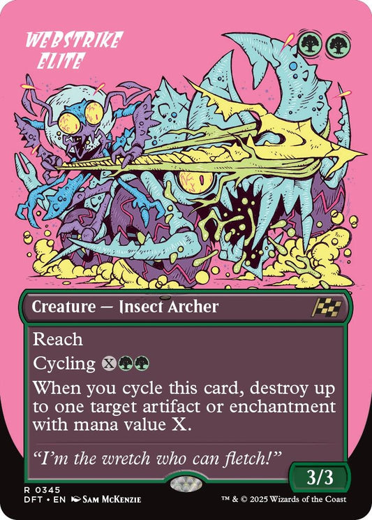 Image for Webstrike Elite (Borderless) (345) (Aetherdrift) - Magic: The Gathering