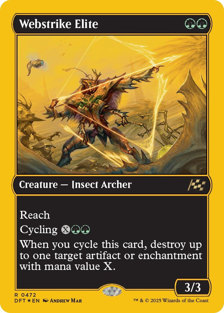 Image for Webstrike Elite (First-Place Foil) (472) (Aetherdrift) - Magic: The Gathering