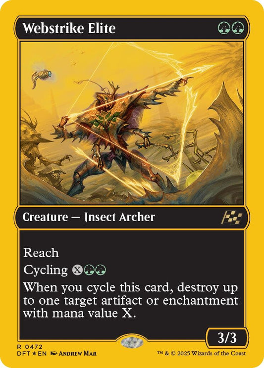 Image for Webstrike Elite (First-Place Foil) (472) (Aetherdrift) - Magic: The Gathering