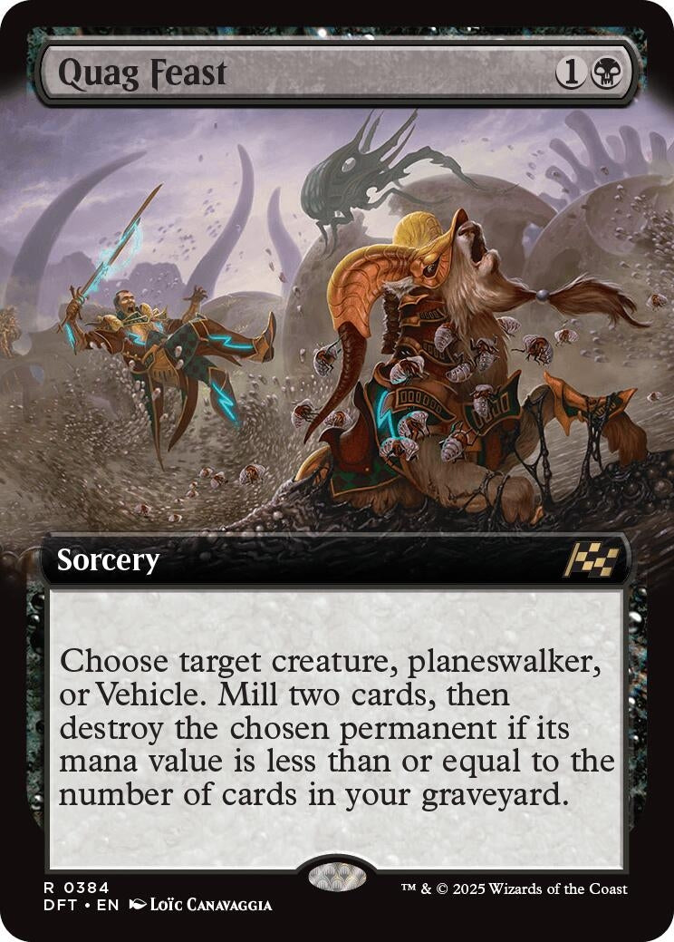 Image for Quag Feast (Extended Art) (384) (Aetherdrift) - Magic: The Gathering