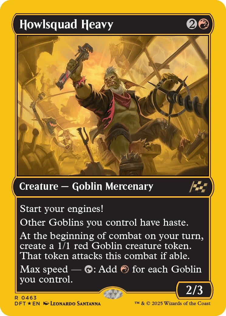 Image for Howlsquad Heavy (First-Place Foil) (463) (Aetherdrift) - Magic: The Gathering