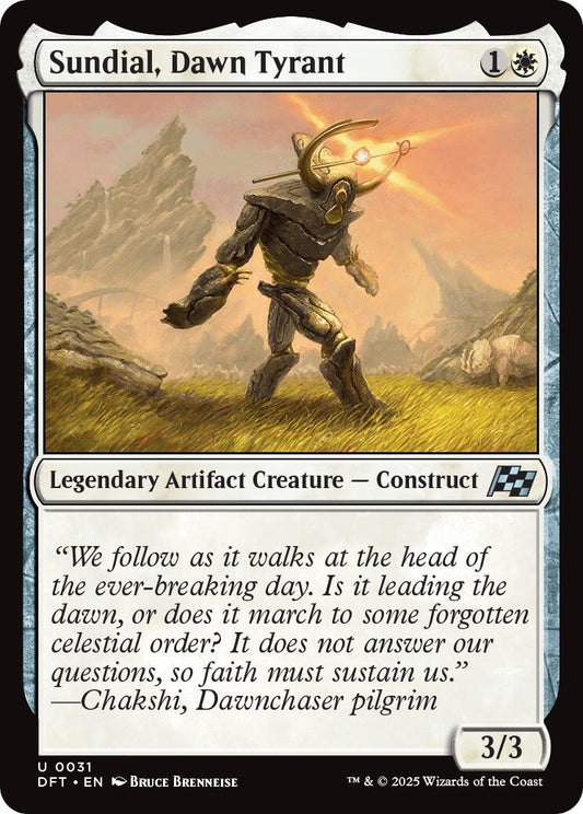 Image for Sundial, Dawn Tyrant (31) (Aetherdrift) - Magic: The Gathering