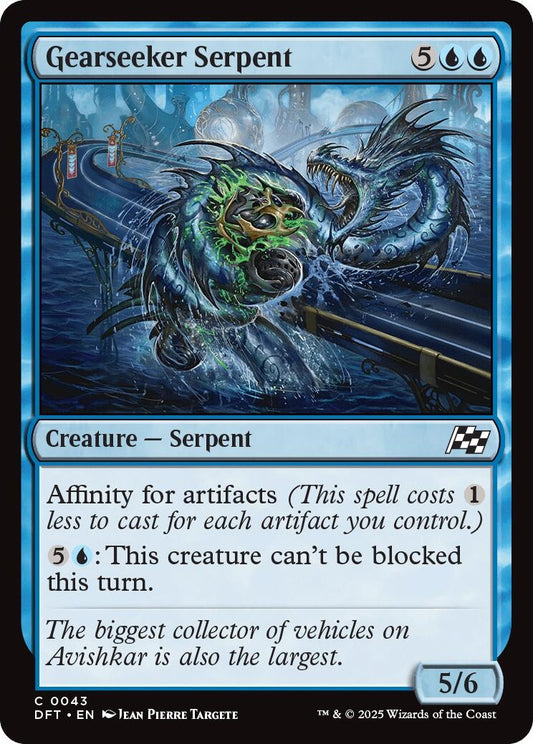 Image for Gearseeker Serpent (43) (Aetherdrift) - Magic: The Gathering