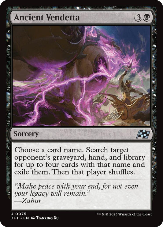 Image for Ancient Vendetta (75) (Aetherdrift) - Magic: The Gathering