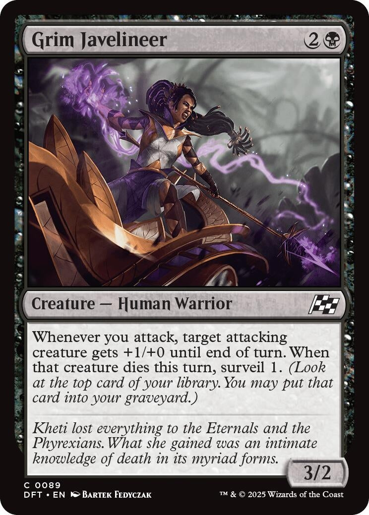 Image for Grim Javelineer (89) (Aetherdrift) - Magic: The Gathering
