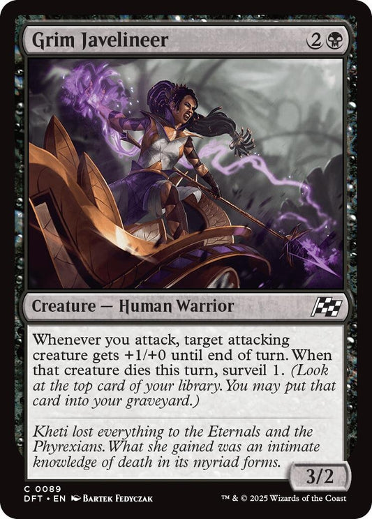 Image for Grim Javelineer (89) (Aetherdrift) - Magic: The Gathering