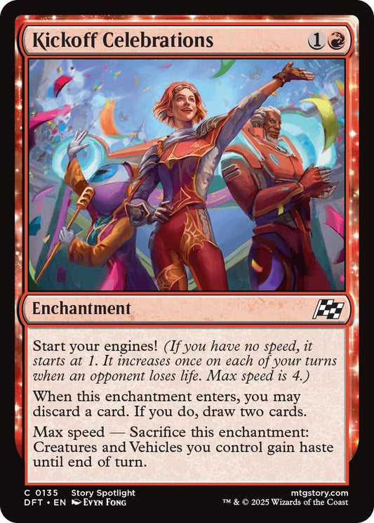 Image for Kickoff Celebrations (135) (Aetherdrift) - Magic: The Gathering