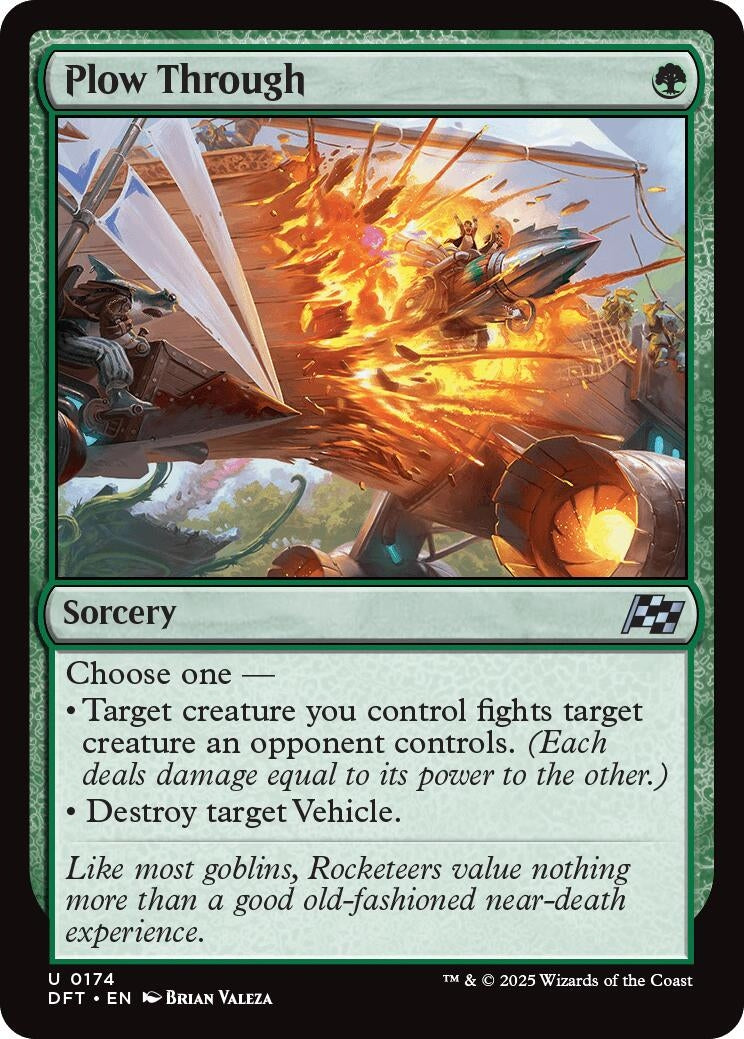 Image for Plow Through (174) (Aetherdrift) - Magic: The Gathering