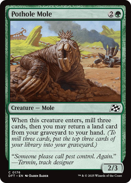 Image for Pothole Mole (176) (Aetherdrift) - Magic: The Gathering