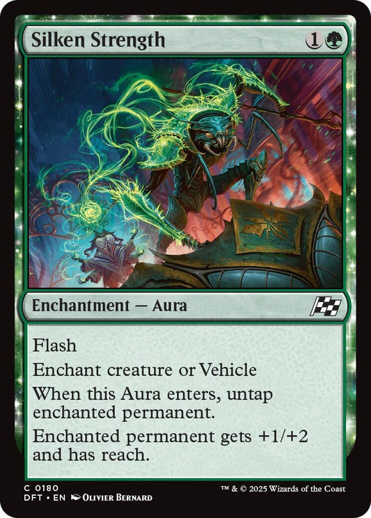 Image for Silken Strength (180) (Aetherdrift) - Magic: The Gathering