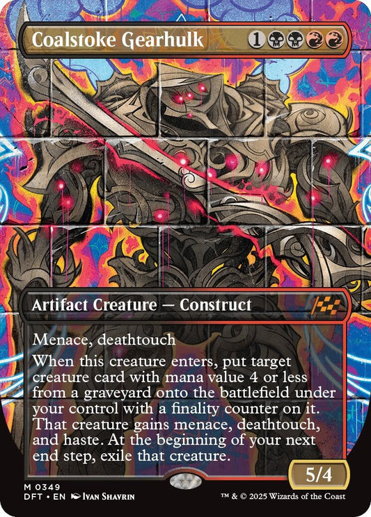 Image for Coalstoke Gearhulk (Borderless) (349) (Aetherdrift) - Magic: The Gathering