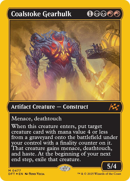 Image for Coalstoke Gearhulk (First-Place Foil) (477) (Aetherdrift) - Magic: The Gathering