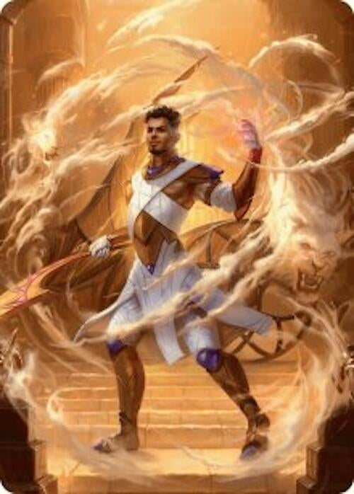 Image for Basri, Tomorrow's Champion Art Card (9) (Art Series: Aetherdrift) - Magic: The Gathering