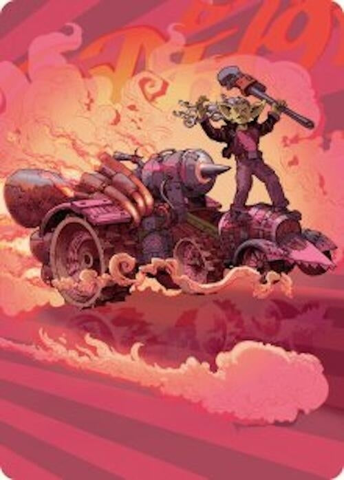 Image for Burner Rocket Art Card (41) (Art Series: Aetherdrift) - Magic: The Gathering