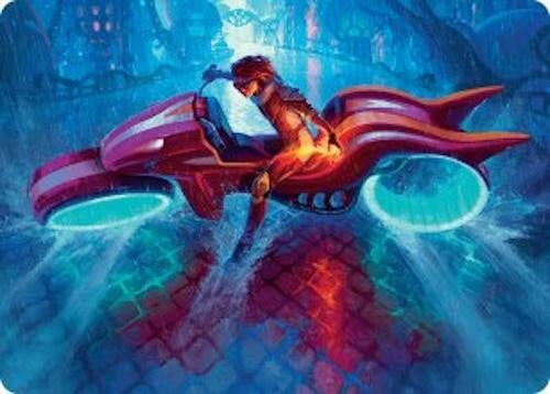 Image for Chandra, Spark Hunter Art Card (20) (Art Series: Aetherdrift) - Magic: The Gathering