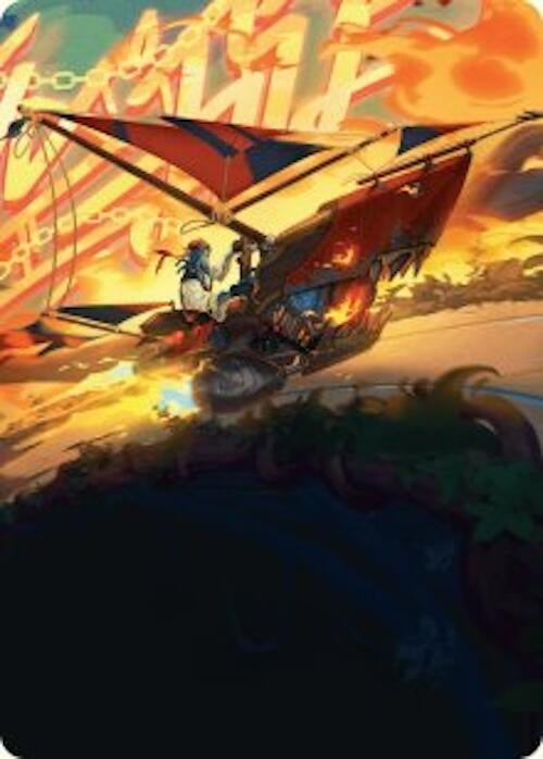 Image for Boosted Sloop Art Card (47) (Art Series: Aetherdrift) - Magic: The Gathering