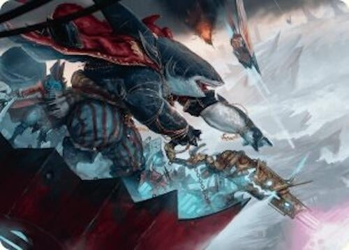 Image for Captain Howler, Sea Scourge Art Card (16/54) (16) (Art Series: Aetherdrift) - Magic: The Gathering