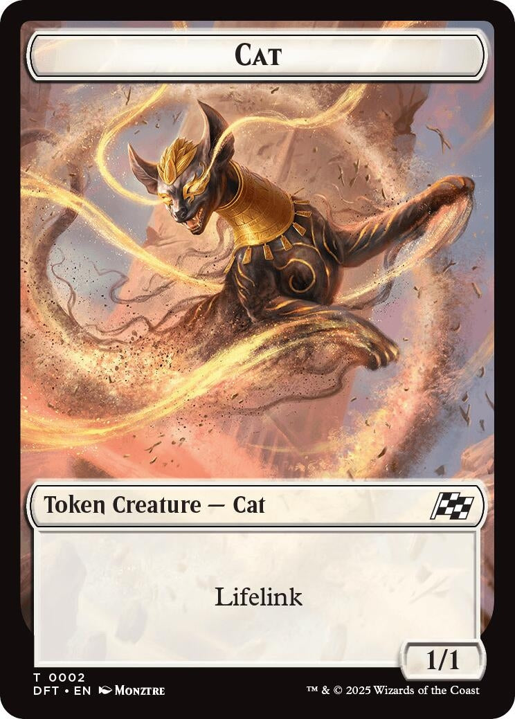 Image for Cat // Thopter (0010) Double-Sided Token (2 // 10) (Aetherdrift) - Magic: The Gathering