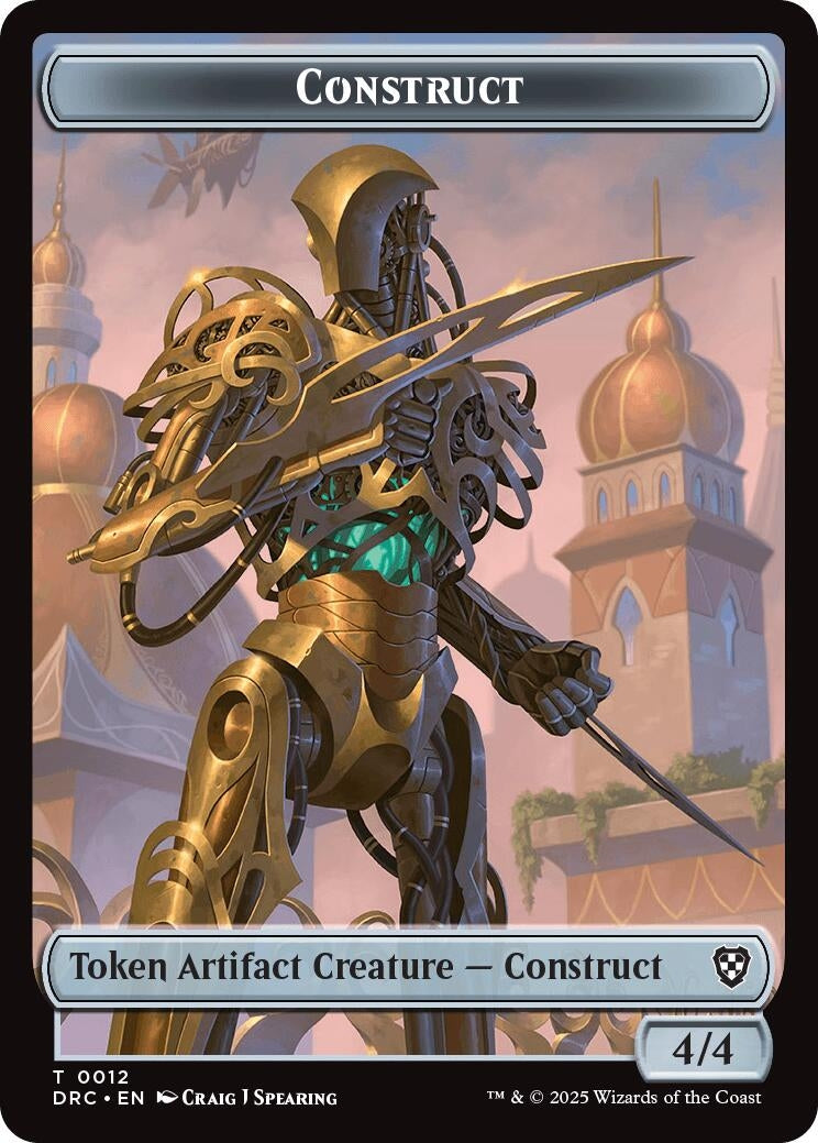 Image for Construct // Nalaar Aetherjet Double-Sided Token (12 // 16) (Commander: Aetherdrift) - Magic: The Gathering