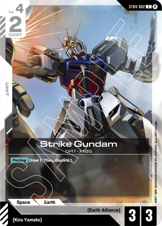 Image for Strike Gundam (ST04-002) (Edition Beta) - Gundam Card Game
