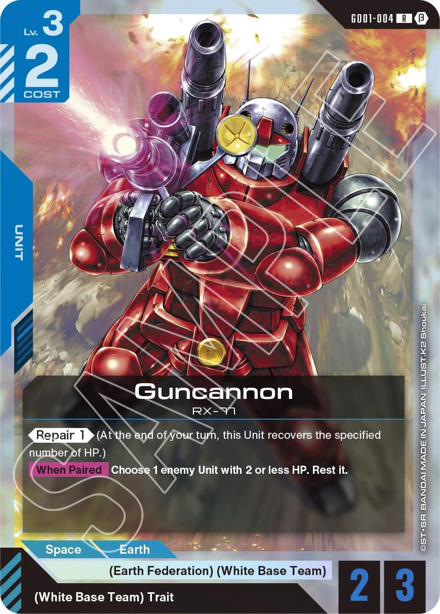 Image for Guncannon (GD01-004) (Edition Beta) - Gundam Card Game