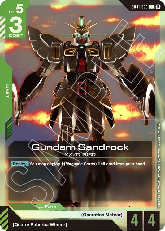 Image for Gundam Sandrock (GD01-028) (Edition Beta) - Gundam Card Game